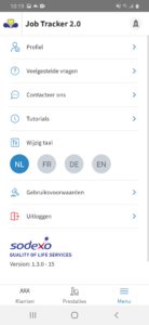 Taal wijzigen job tracker 2