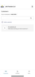Adding a customer jobtracker 2.0
