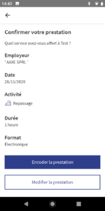 valider prestation électronique