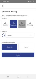 Encoding activity data job Tracker 2.0