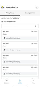 activity history job tracker 2.0